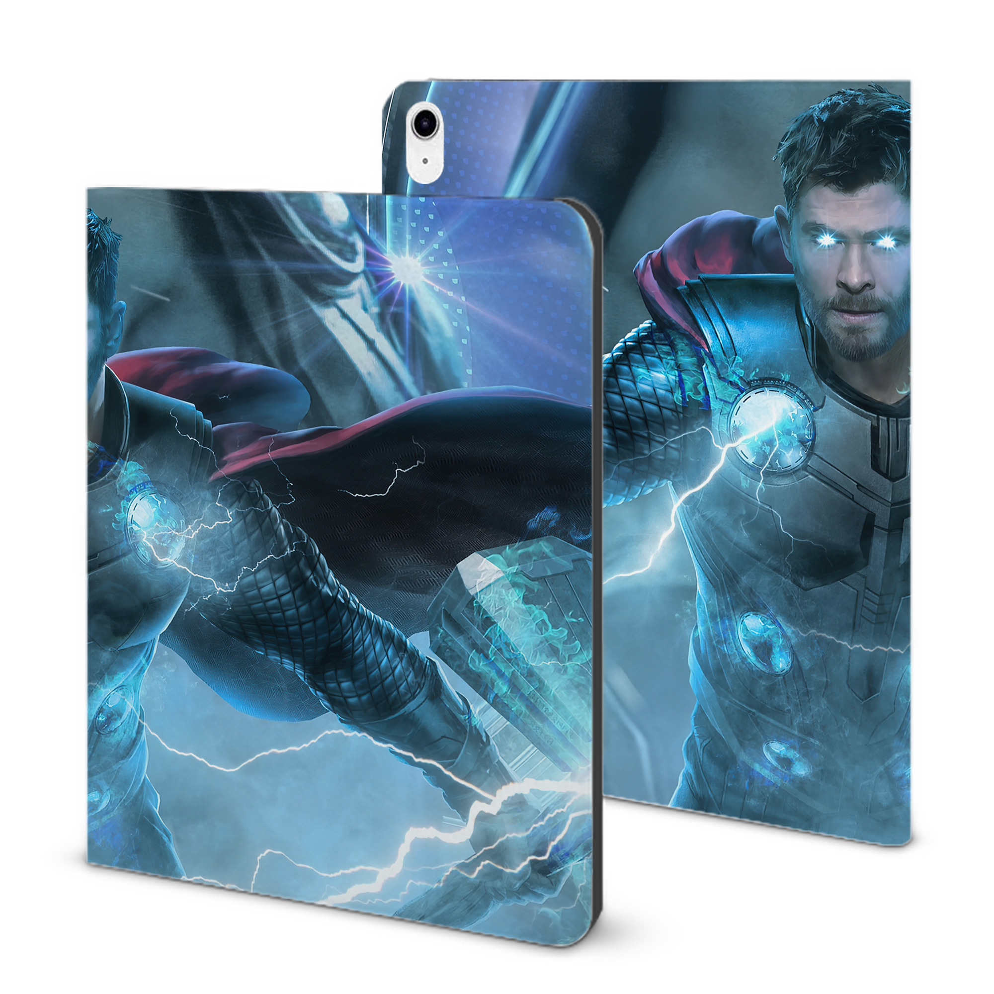 （画像用） アベンジャーズ The Avengers IPad ケース ブック型 PUレザー TPU 耐衝撃 軽量 薄型 ペン収納なし 全面保護 IPad 各モデル対応